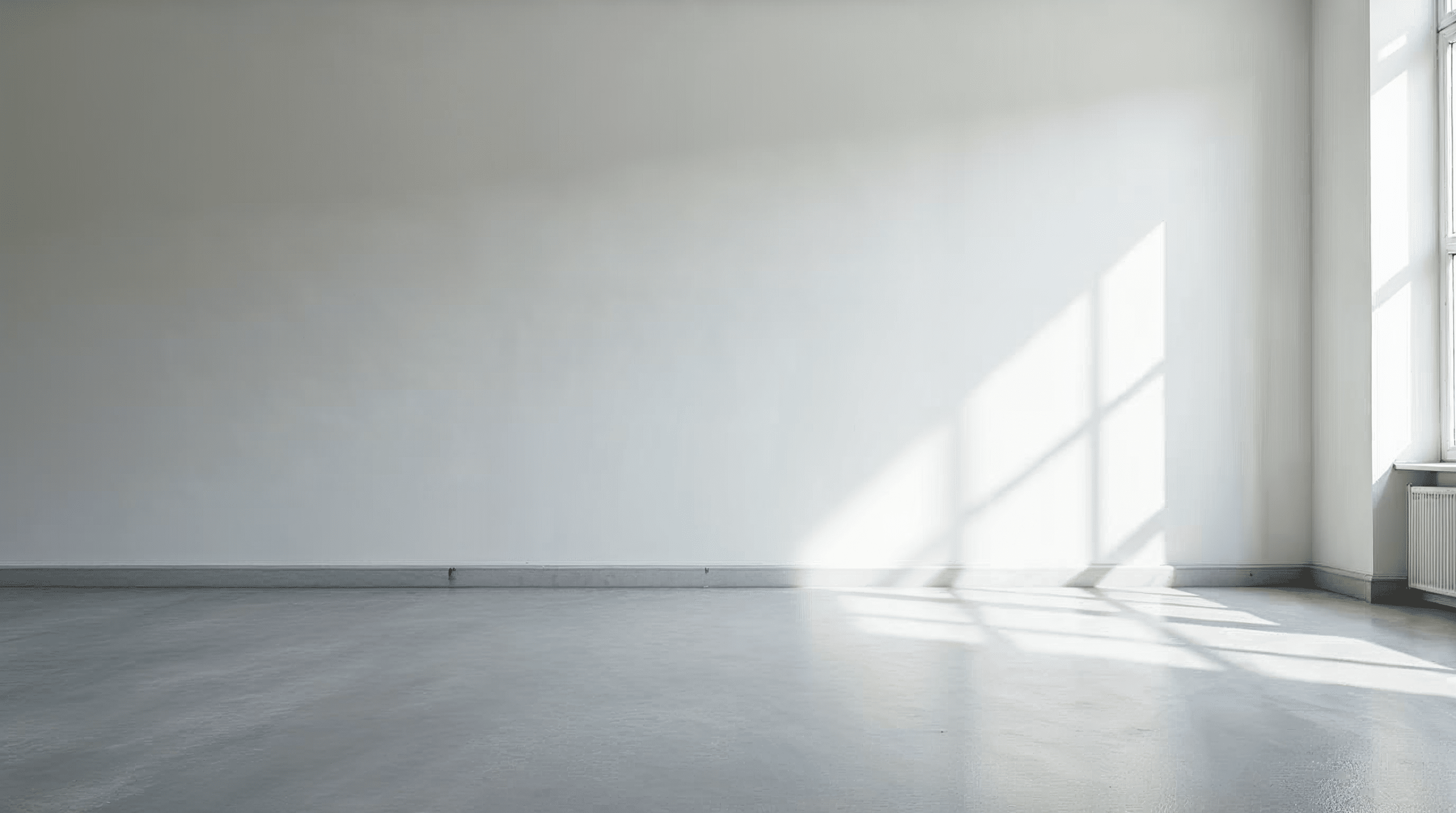 Perfekt geebneter Boden bereit für die Vinylverlegung