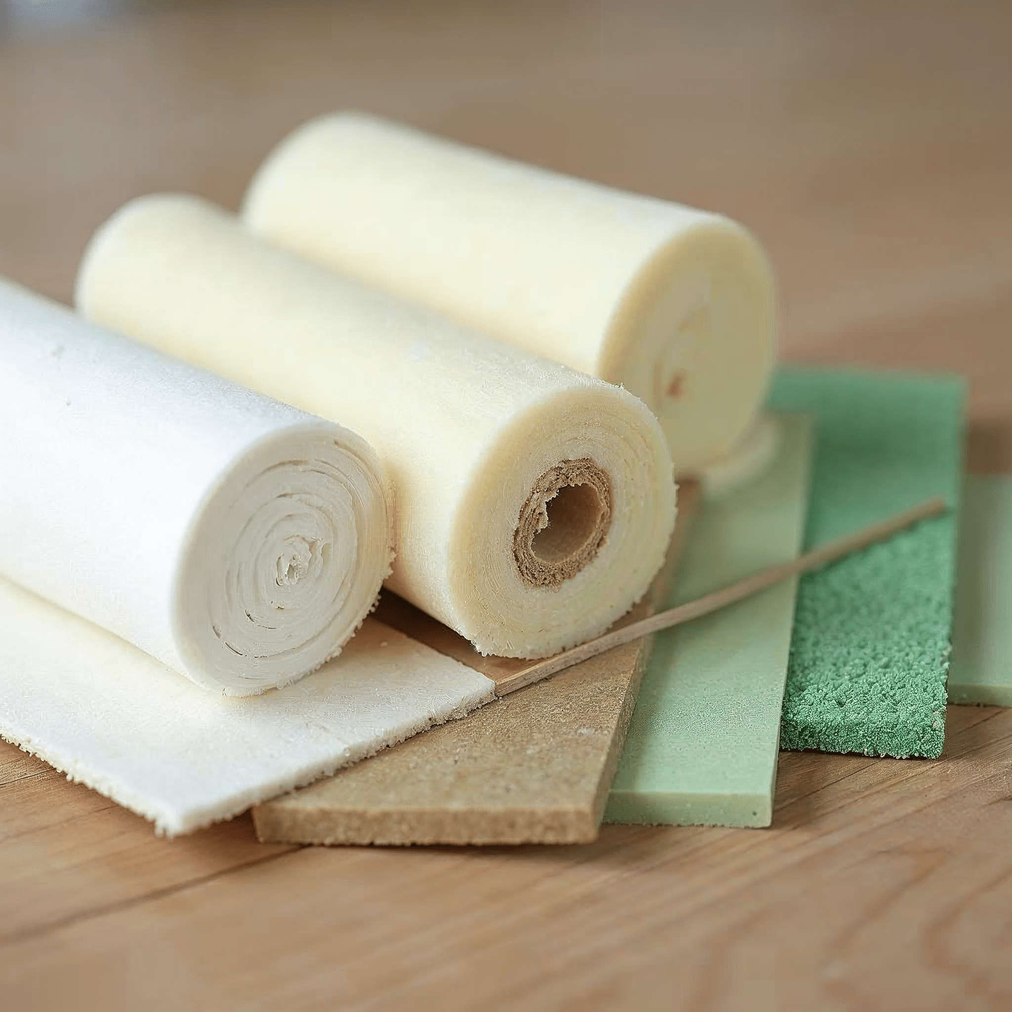 Verschiedene D\u00e4mmmaterialien f\u00fcr die Innend\u00e4mmung im Altbau im Vergleich