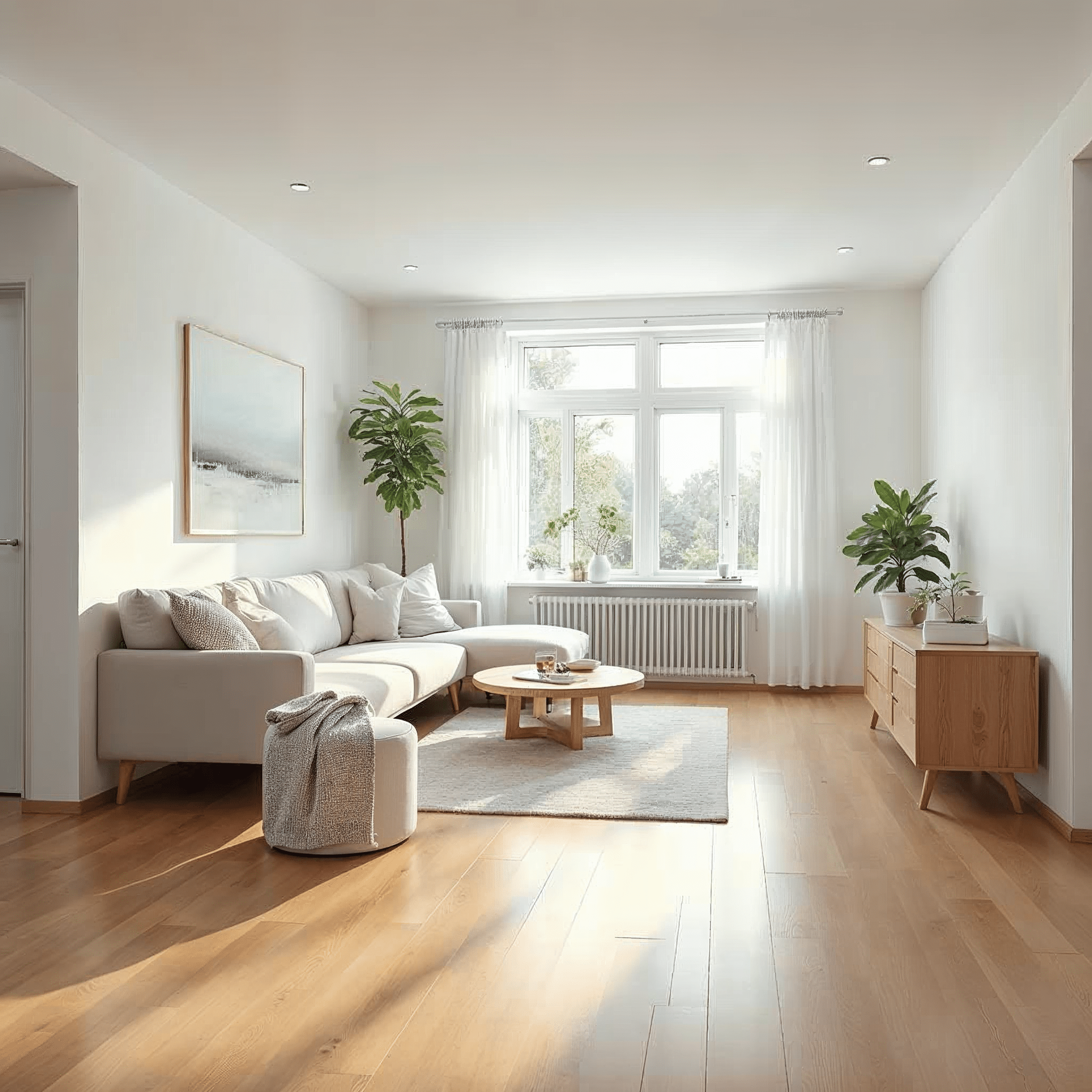 Fertiger Vinylboden nach Renovierung in einer Bremer Wohnung